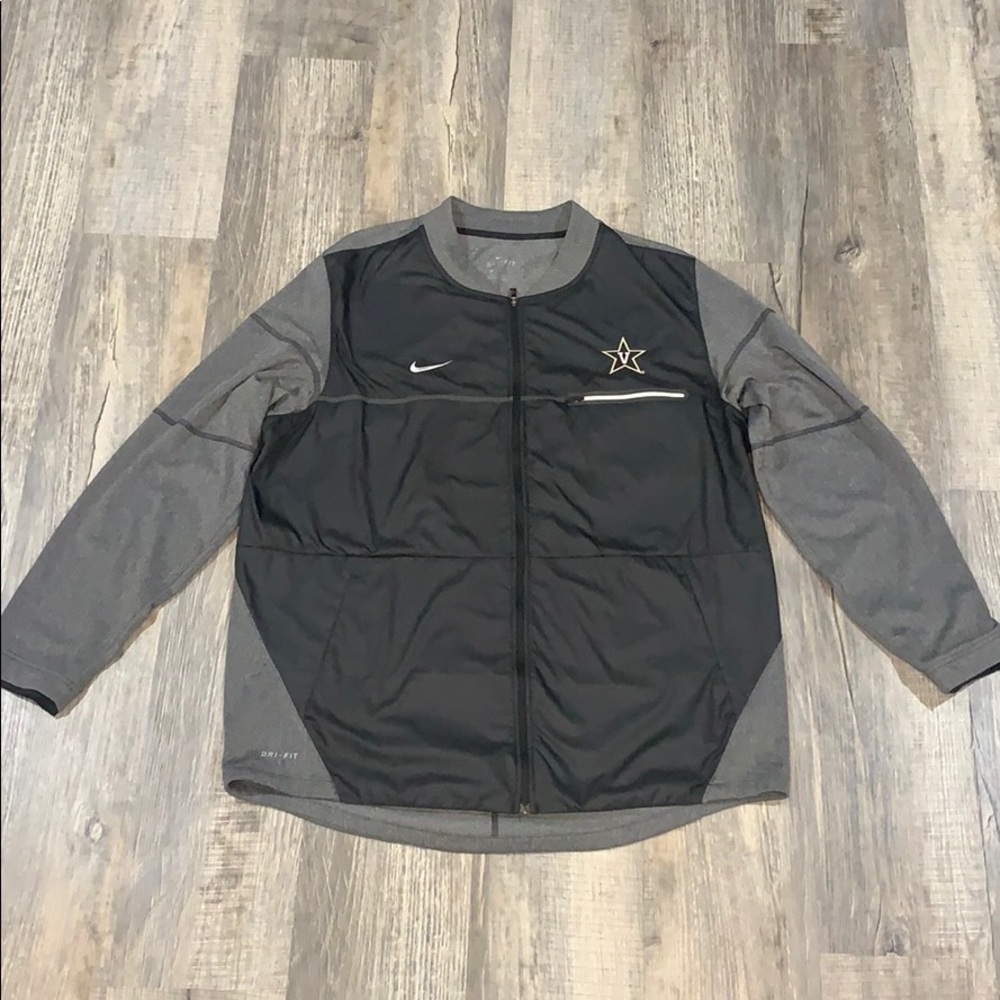 NIKE FULL ZIP DRI-FIT LIGHT VANDERBILT JACKET